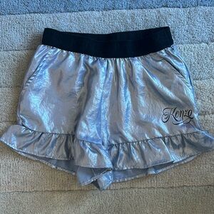 Kenzo metallic blue shorts